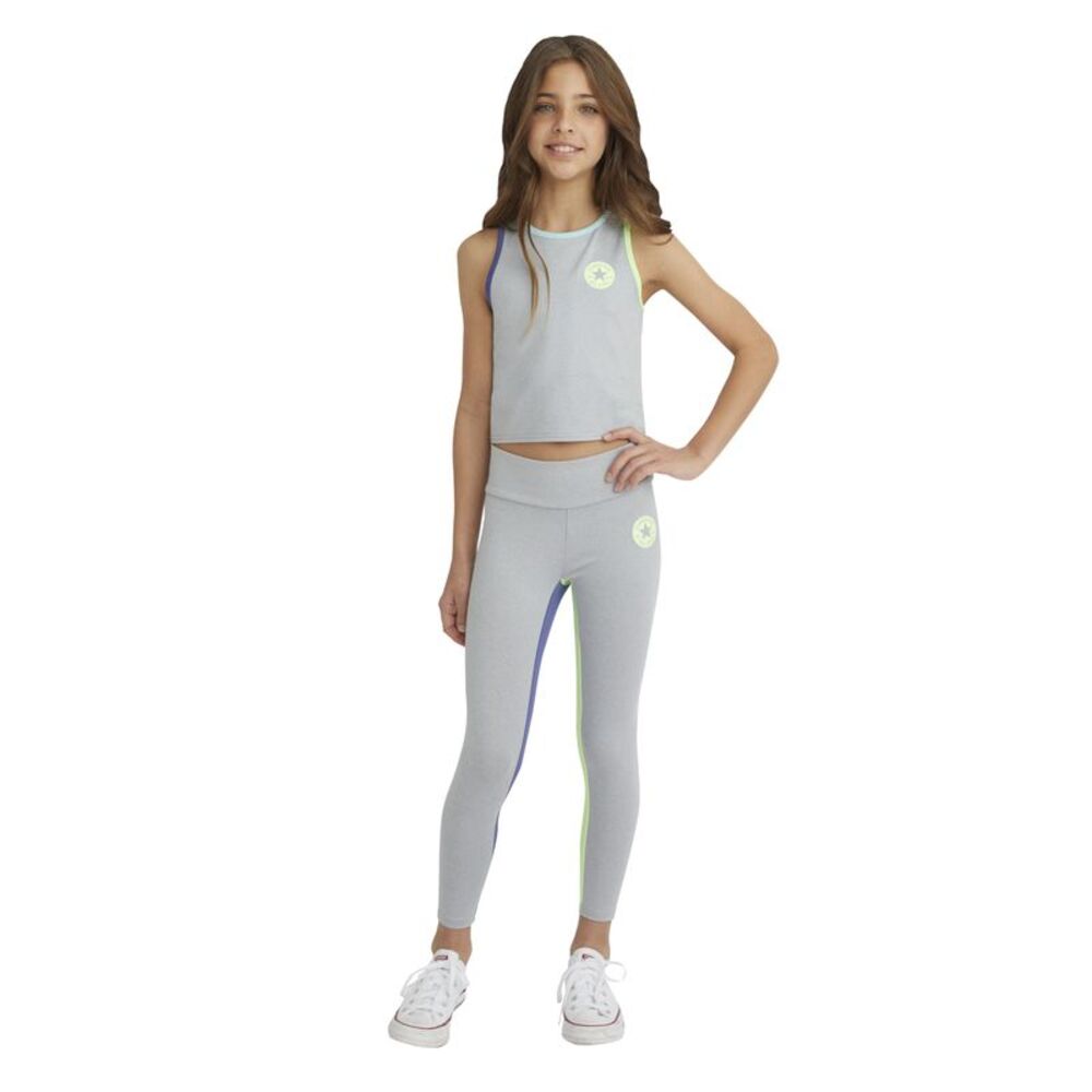 Converse Converse X Clements Twins Big Girls Colorblocked High Rise Leggings